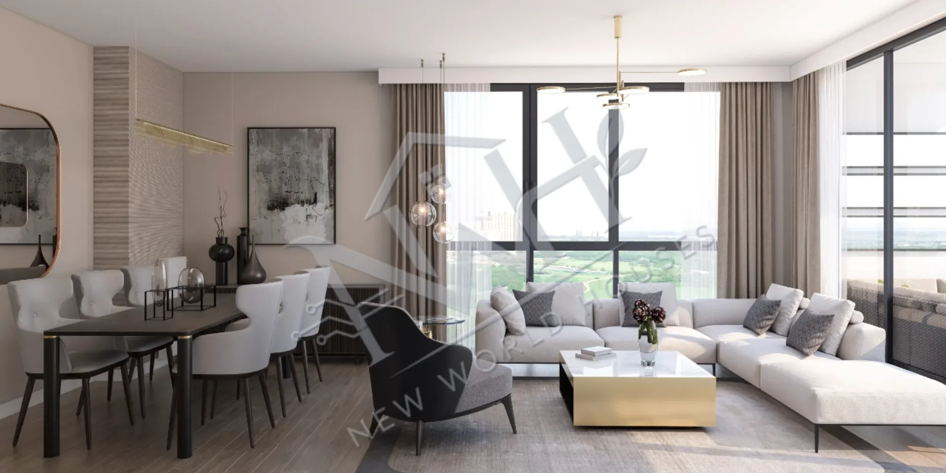 Modern Family Apartments for Sale in Basaksehir