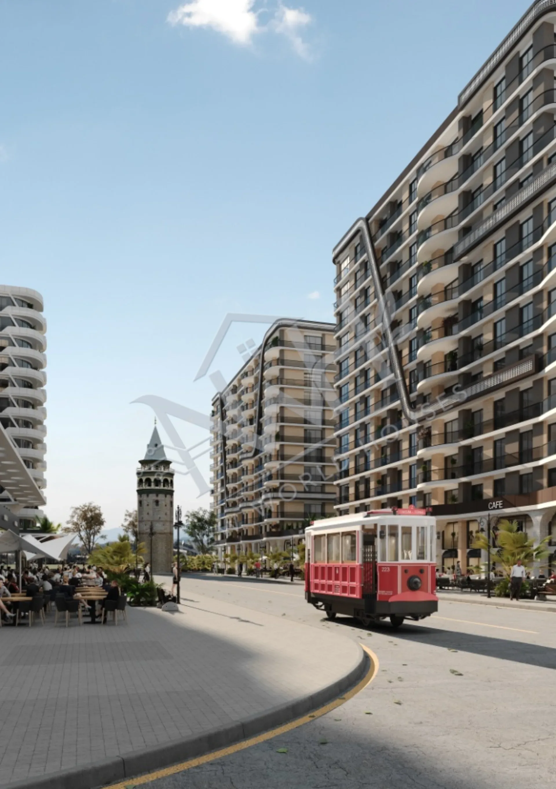 Luxury Apartments for Sale in a Complex in Beylikdüzü