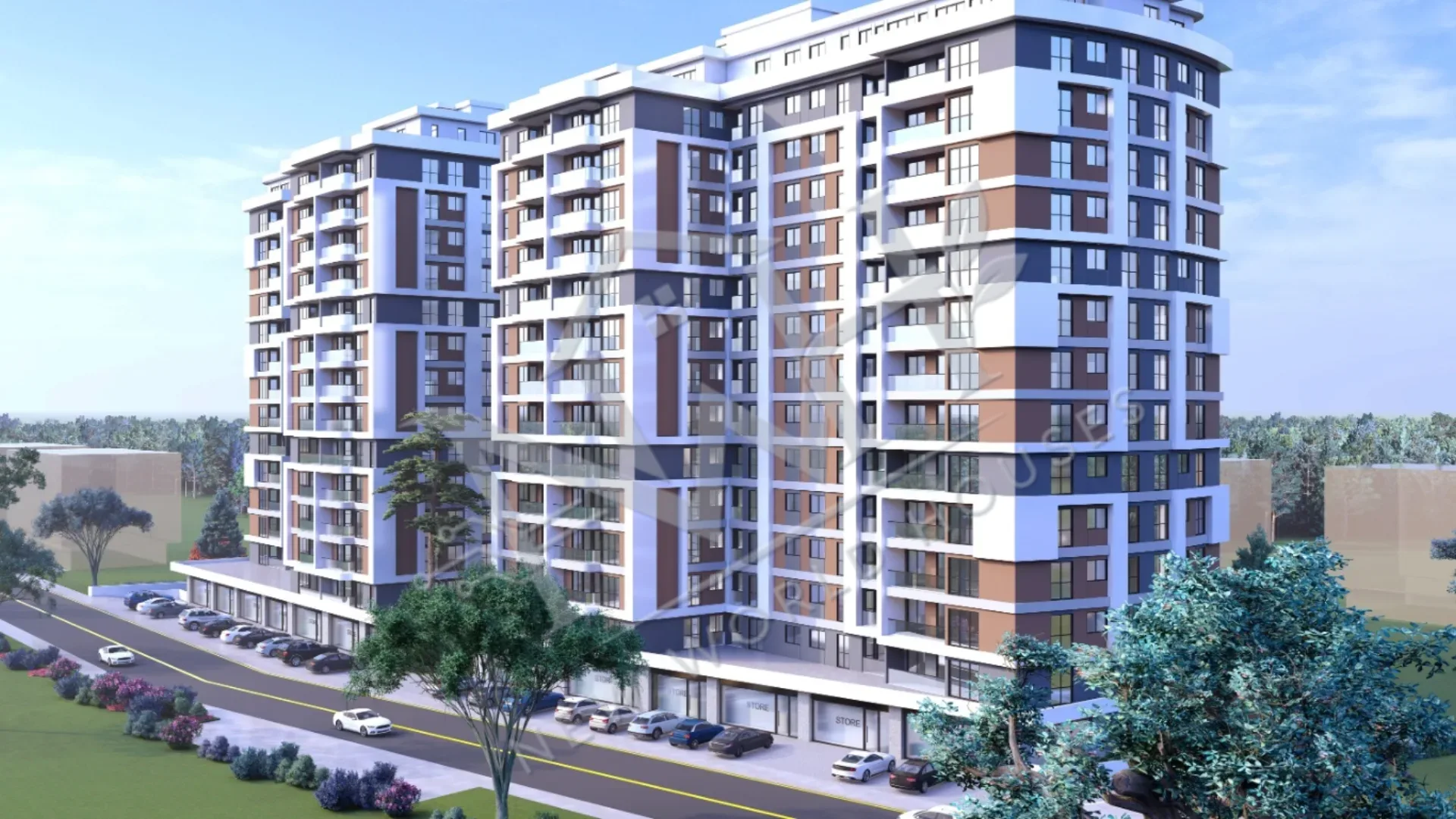 Flats for Sale with Sea and Lake Views in Kırımlı Caddesi Project