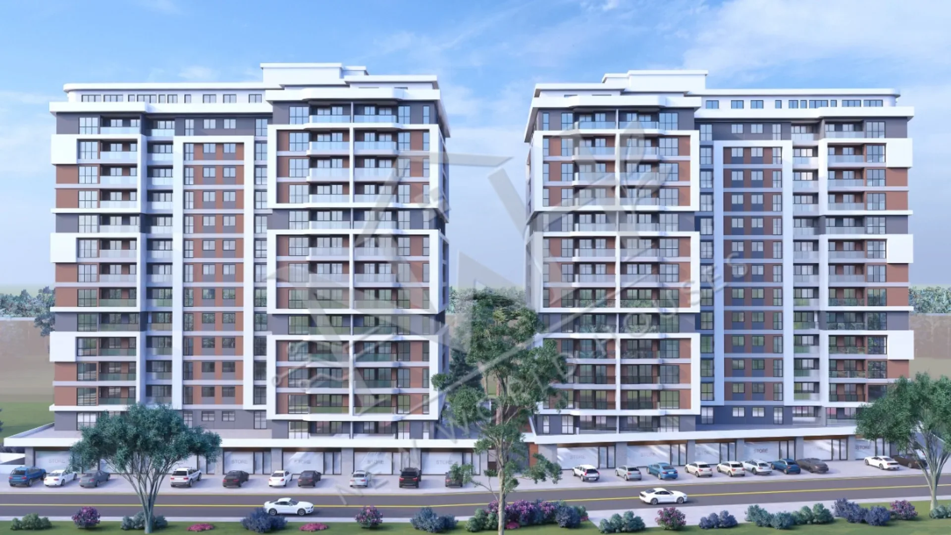 Flats for Sale with Sea and Lake Views in Kırımlı Caddesi Project