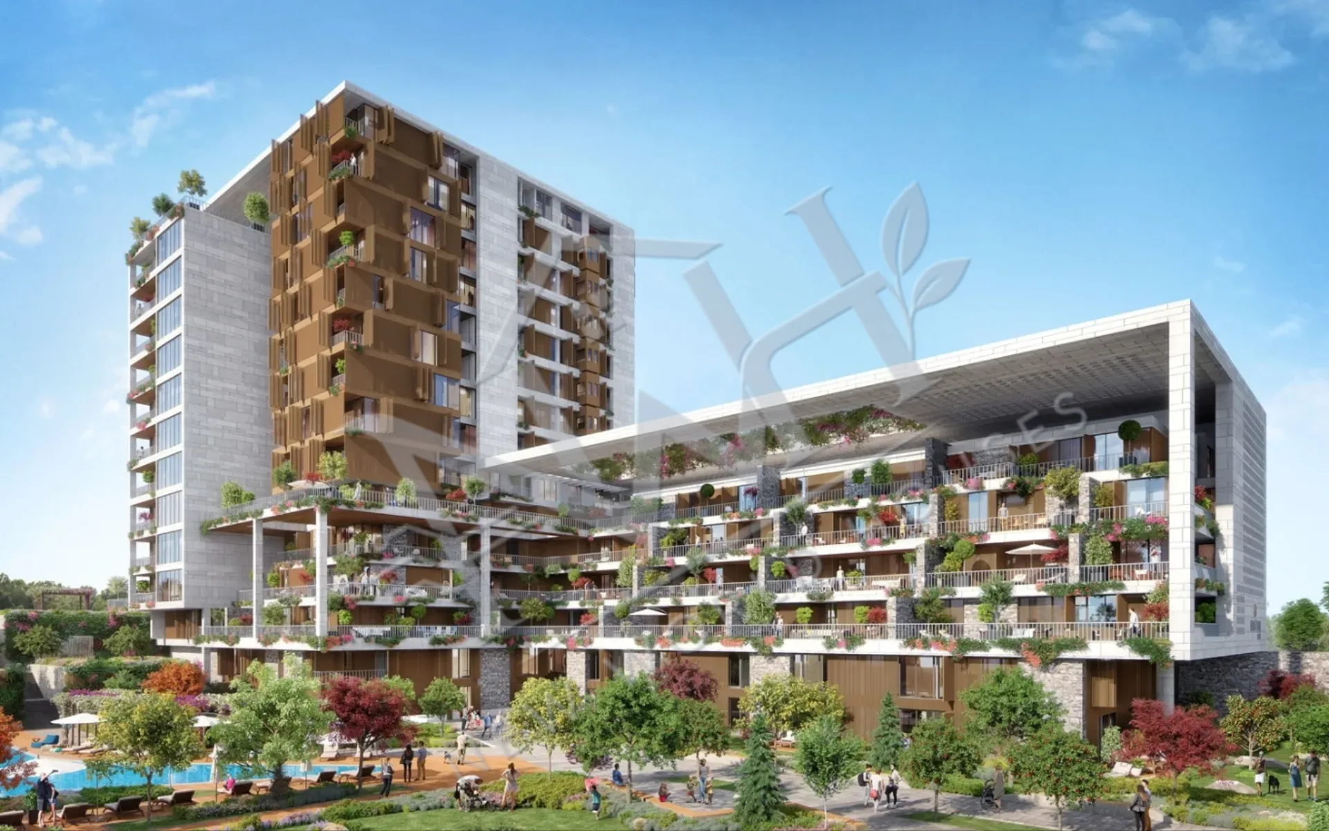 Magnificent Flats for Sale in Ümraniye Narlı Bahçe