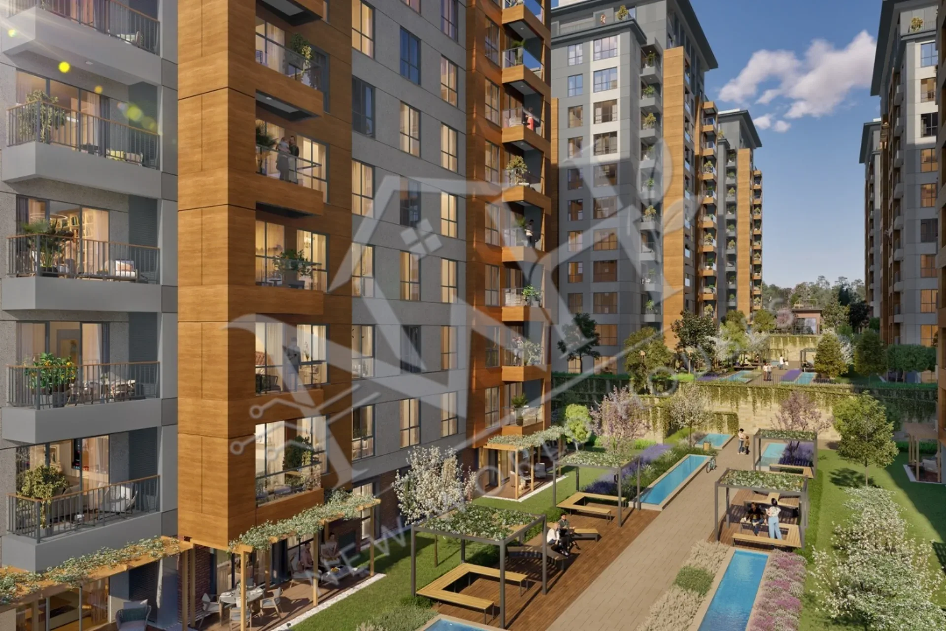 Luxury Apartments for Sale in a Central Location in Sultangazi