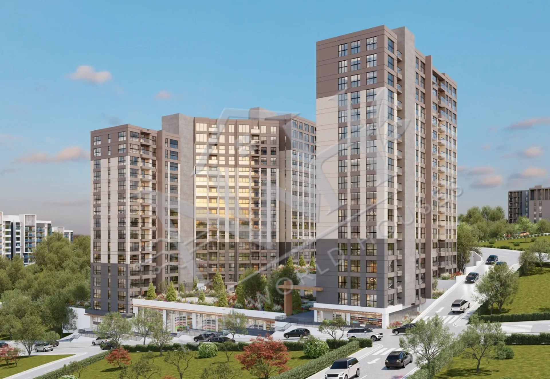 Luxury Apartments for Sale in New Site in Gaziosmanpaşa