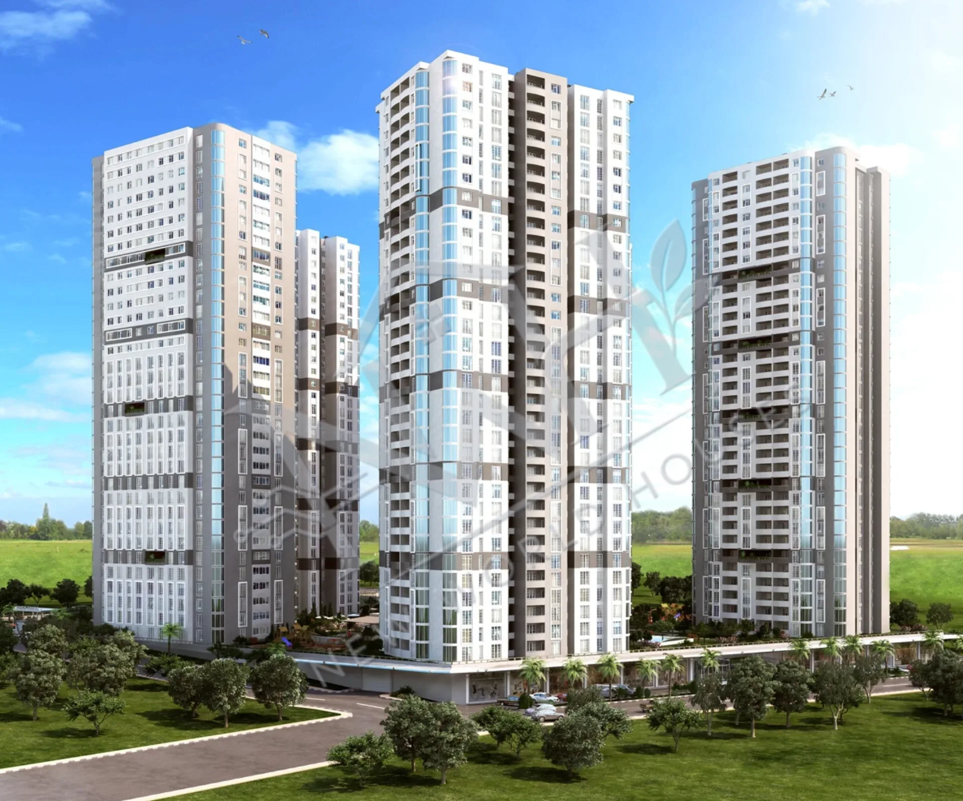 LUXURY APARTMENTS FOR SALE IN A NEWLY COMPLETED PROJECT IN ESENYURT.