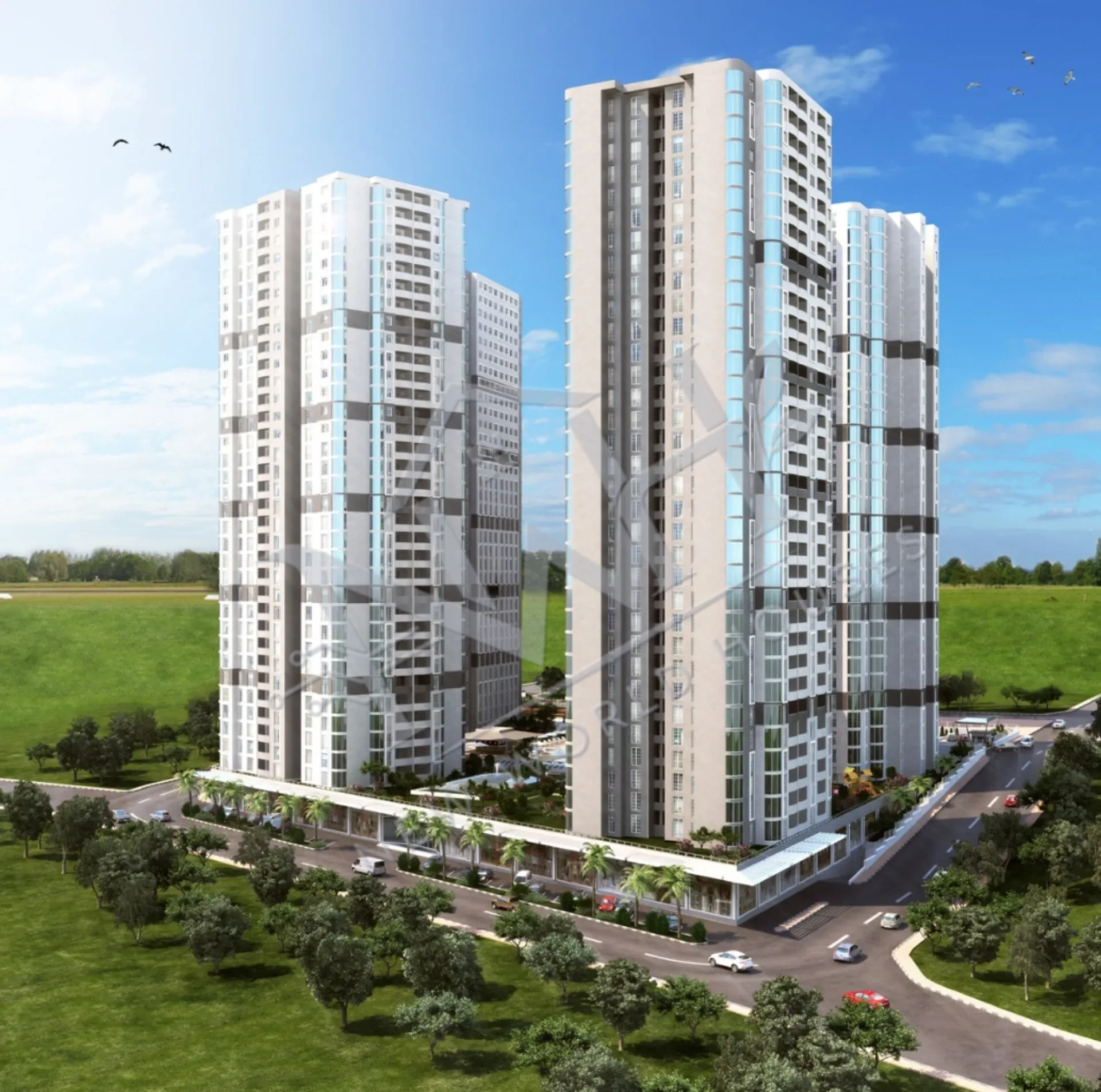 LUXURY APARTMENTS FOR SALE IN A NEWLY COMPLETED PROJECT IN ESENYURT.