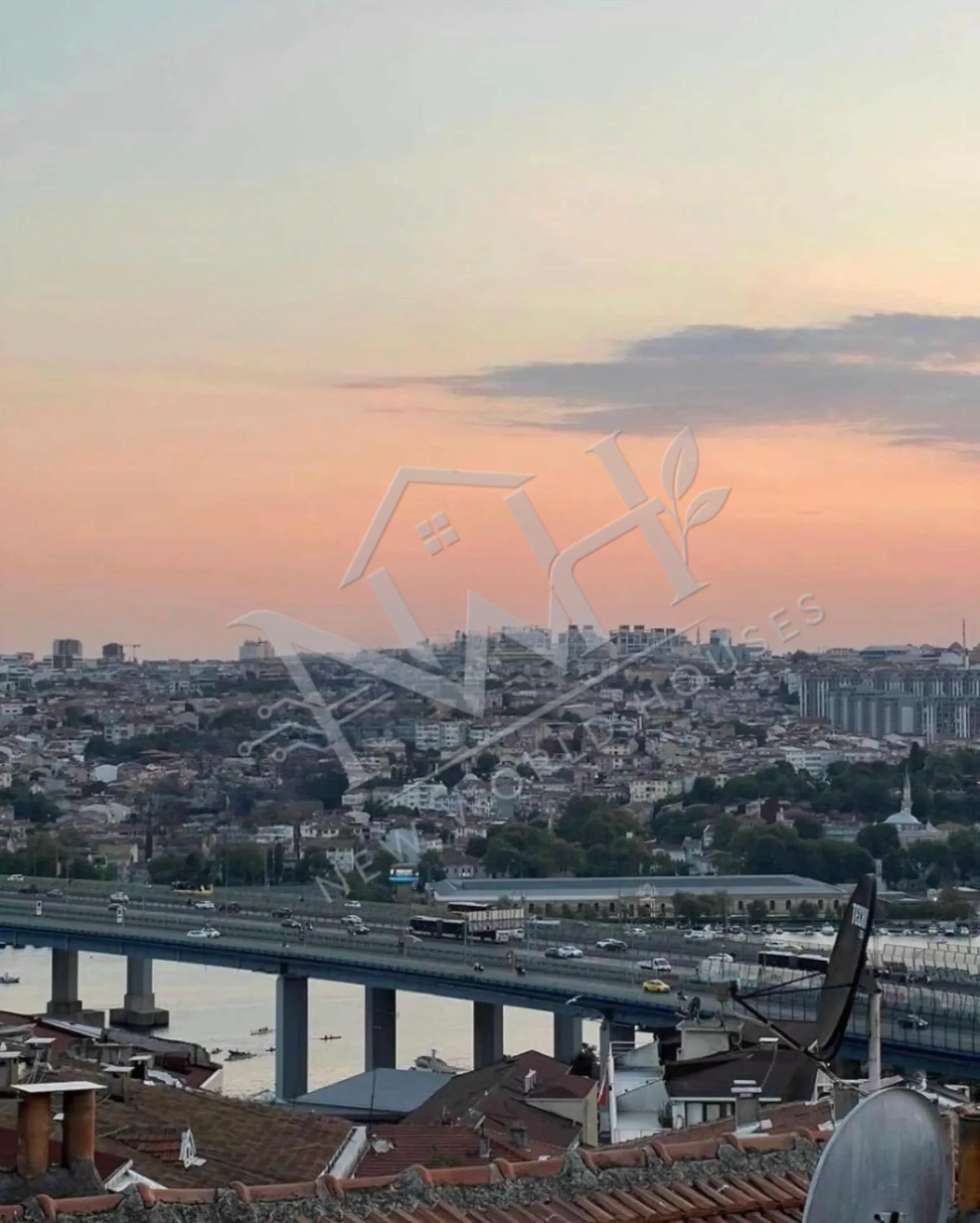 Golden Horn View 4+2 Duplex | Two Private Terraces | Beyoğlu