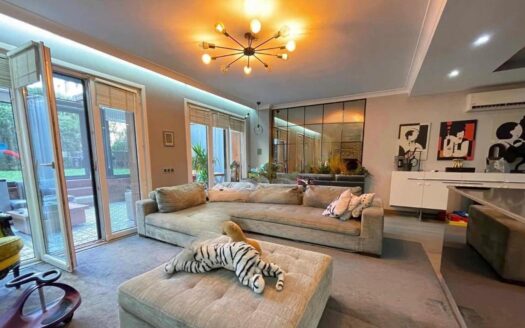 Garden Duplex Apartment for Sale in Sisli Istanbul | Private Yard & Winter Garden